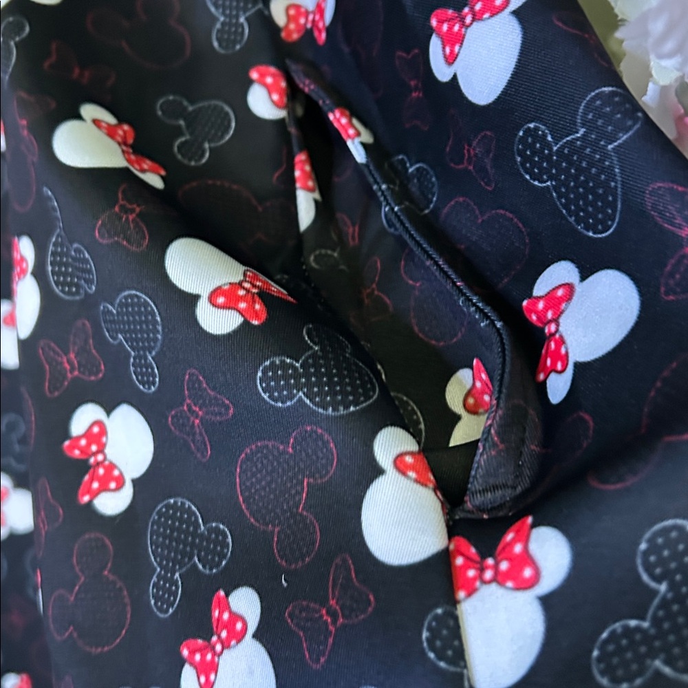 Black Dress with Cherry Print - Picture 4 of 5
